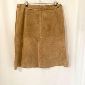 Isaac Mizrahi Leather Skirt 14